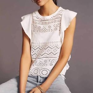 Anthropology lace top